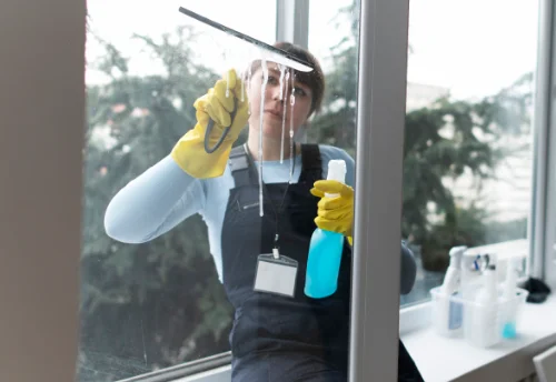 Nettoyage de vitres intérieures et extérieures à Angecourt
